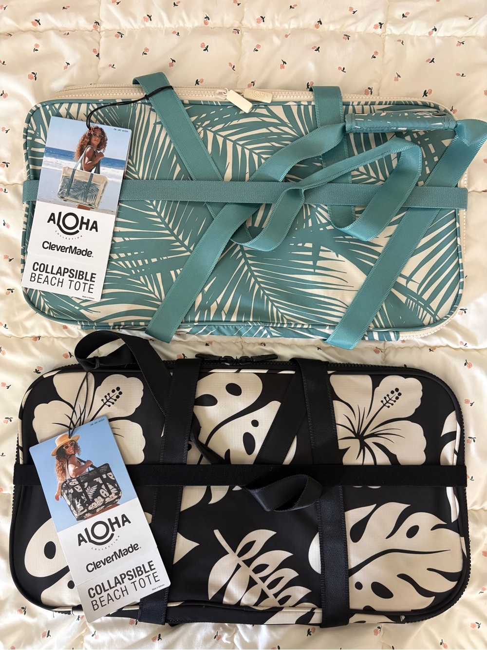 Aloha Collection Collapsible Tote Bag